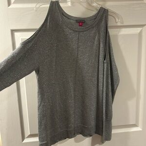 Cold shoulder sweater